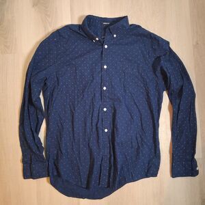 American Eagle Outfitters Seriously Soft Long Sleeve Button-up Shirt L Mens